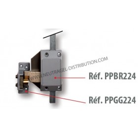 Gâche à galet émaillé pour 224