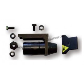 Butée dans le rail côté ouverture huisserie acier 7530