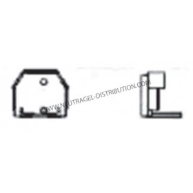 Support du haut gris pour lampe TL