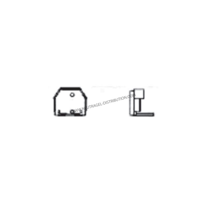 Support du haut gris pour lampe TL