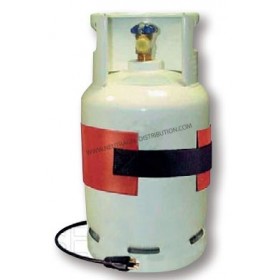 Ceinture chauffante avec bande d'attache scratch