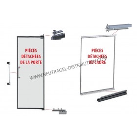 Poignée aluminium version 2 lg 264 mm