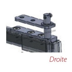 Kit charnière haute droite