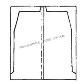 Porte souple standard entièrement transparente