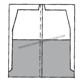 Porte souple standard deux zones