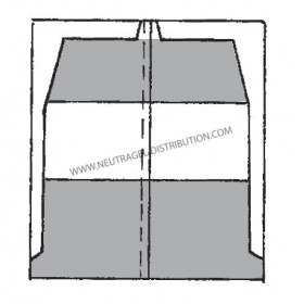 Porte souple standard trois zones