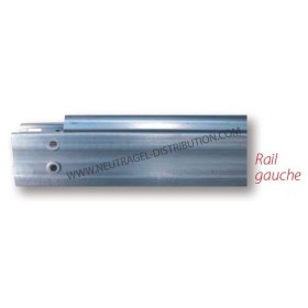 Rail inox gauche pour 8730 lg 1344 mm