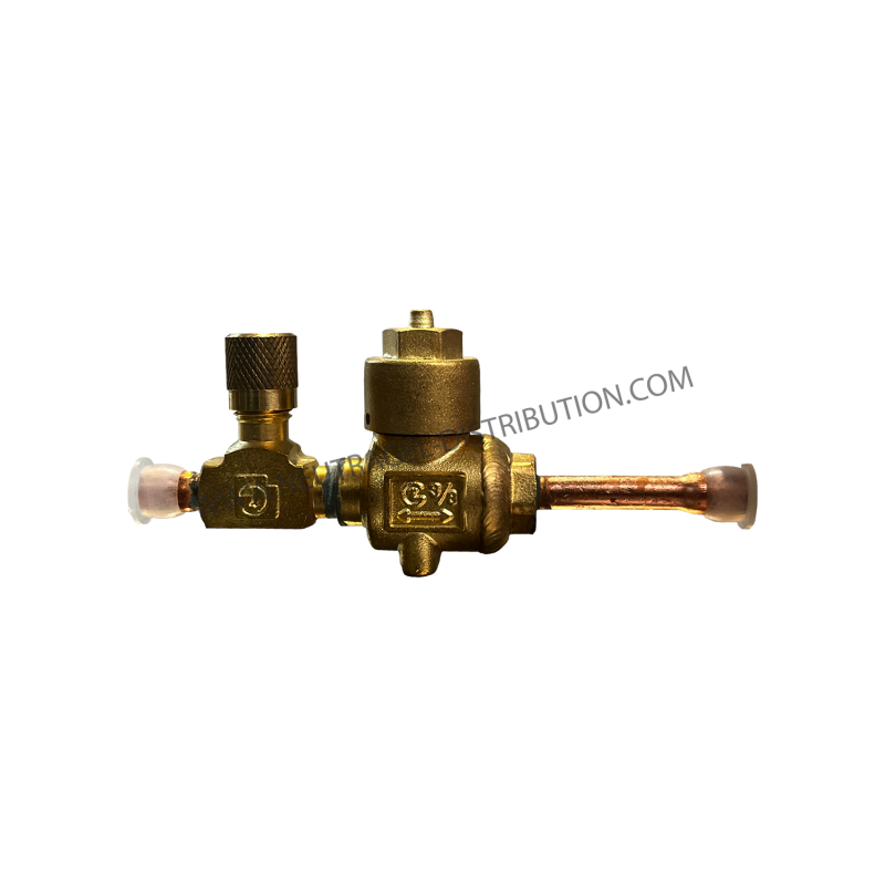 VANNE À BOISSEAU SPHÉRIQUE AVEC PIQUAGE 1/4"