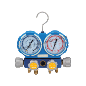 COFFRET MANOMÈTRE 4 VOIES POUR LES GAZ RÉFRIGÉRANTS R410A-R134A-R407C-R32