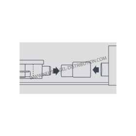 Connexion caoutchouc entre mini-pompe et unité de clim 16-20mm