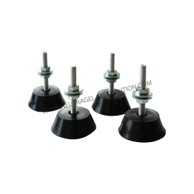 Pieds d'amortissement coniques