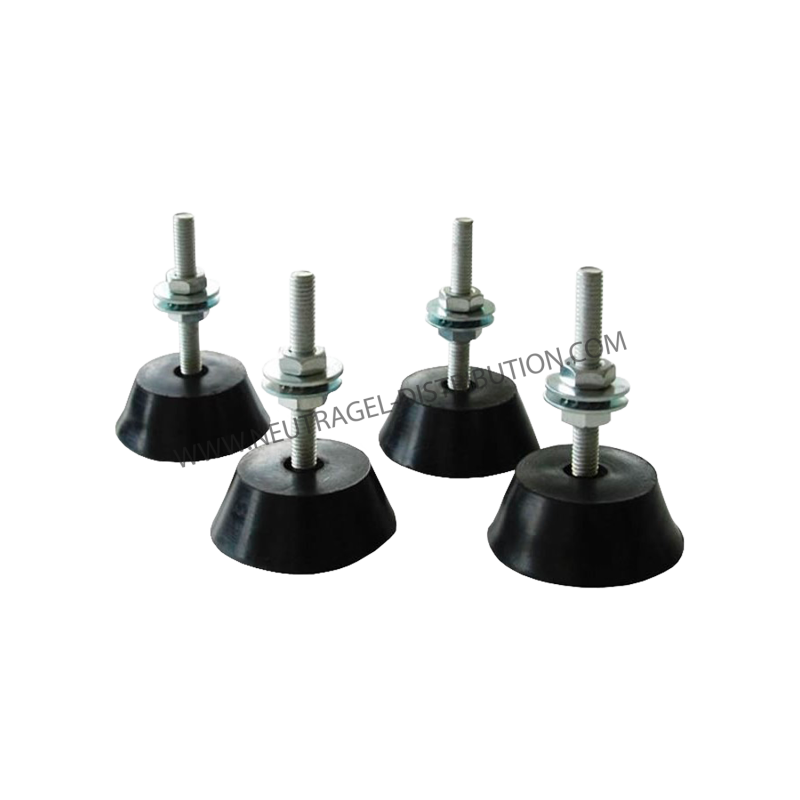 Pieds d'amortissement coniques