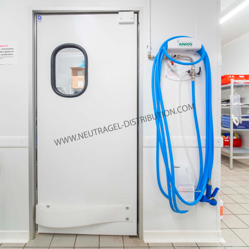 Porte va et vient semi isolée 40 mm complète