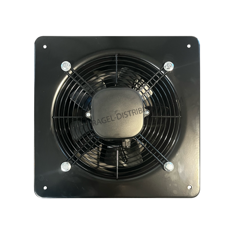 MOTO-VENTILATEUR HÉLICOÏDE SUR SUPPORT CARRÉ ASPIRANT Ø250 MM