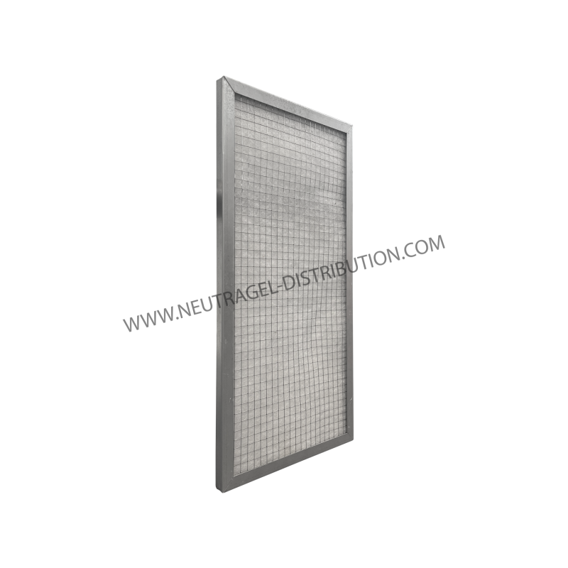 Filtre cadre galva média plan rechargeable