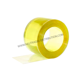 Lanière positive transparente jaune 200/2 mm anti-insecte