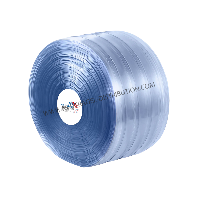 Lanière positive transparente 300/3 mm nervurée