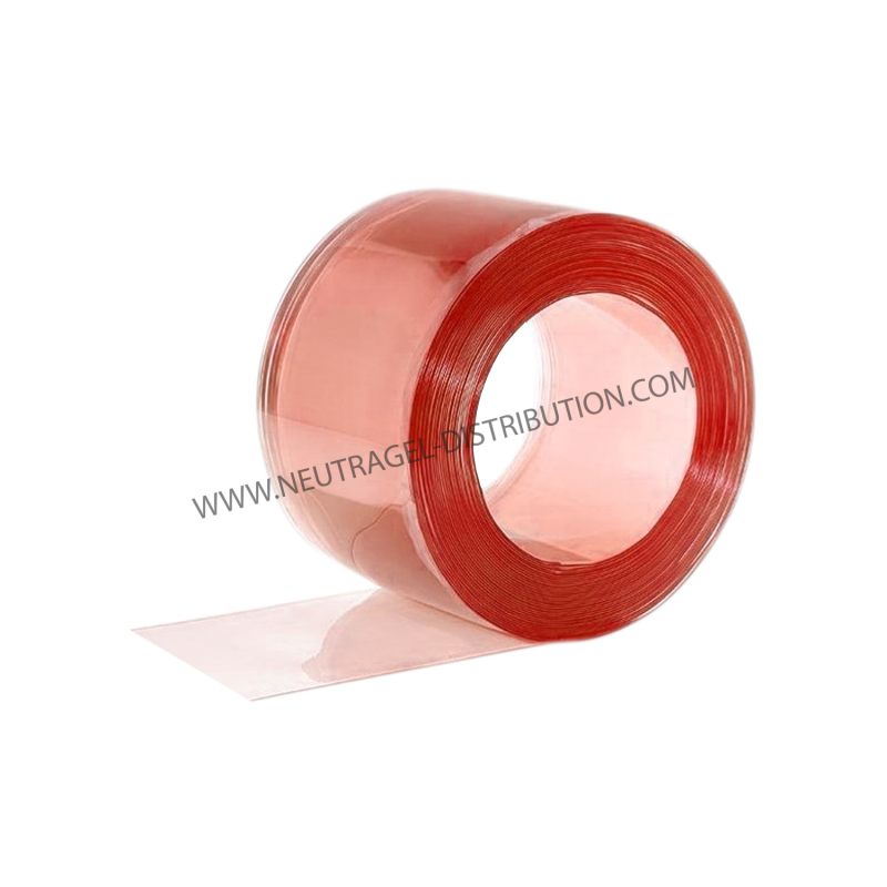 Lanière négative translucide rouge 200/2 mm -35°C