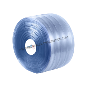 Lanière négative translucide nervurée 300/3 mm -35°C