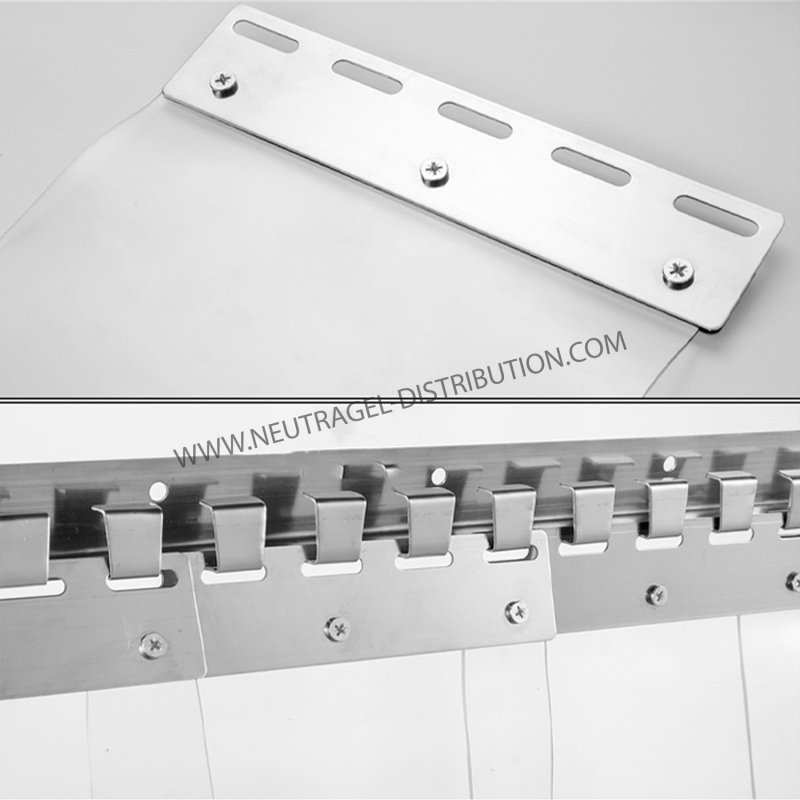 Support inox seul Larg 984 mm