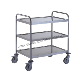 Chariot 3 plateaux  1000 X 500 mm