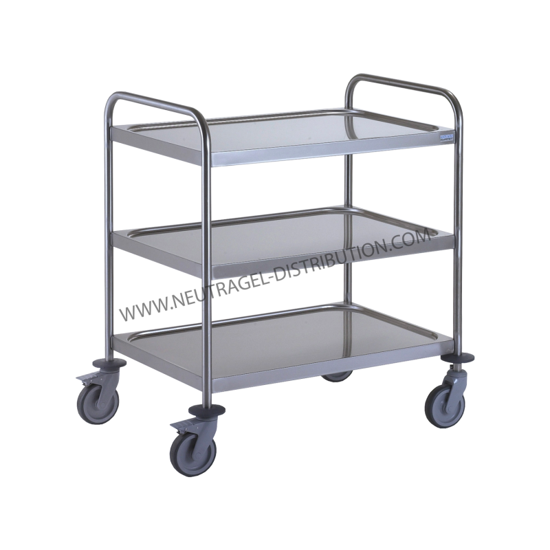Chariot 3 plateaux  1000 X 500 mm