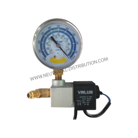 Manomètre + électrovanne