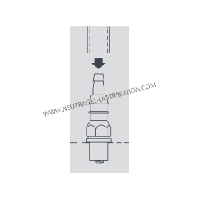 Pièce de connexion vers tuyau d'évacuation existant