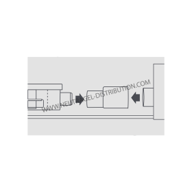 Connexion caoutchouc entre mini-pompe et unité de clim 16-32mm