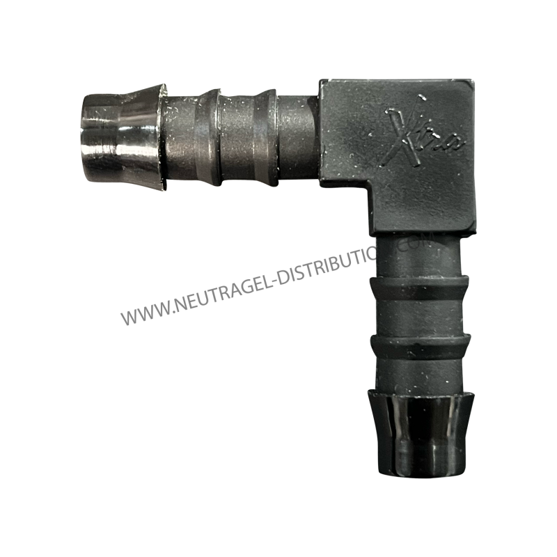 Connexion "L" pour tuyau 6mm (1/4'')