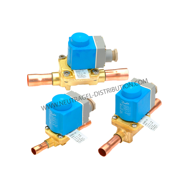 VANNES SOLÉNOÏDES EVR 10 AVEC RACCORD À VISSER