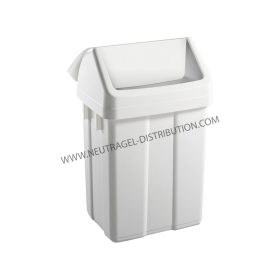 Poubelle polypropylène basculante 50 L