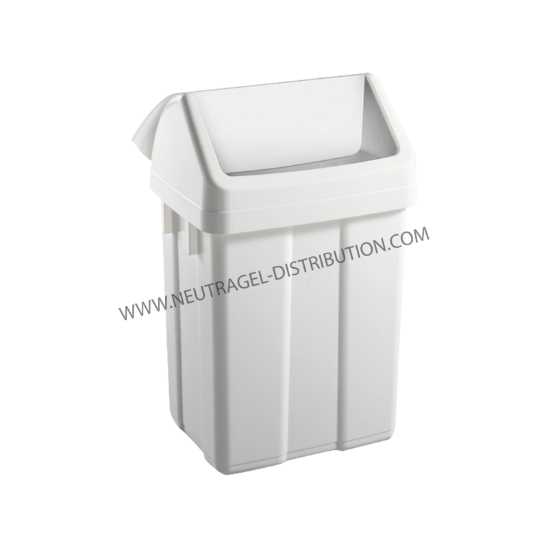 Poubelle polypropylène basculante 50 L