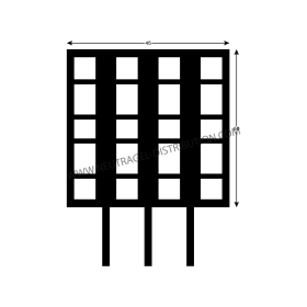 BALAI RACLEUR PORTE NEGATIVE JCD015150