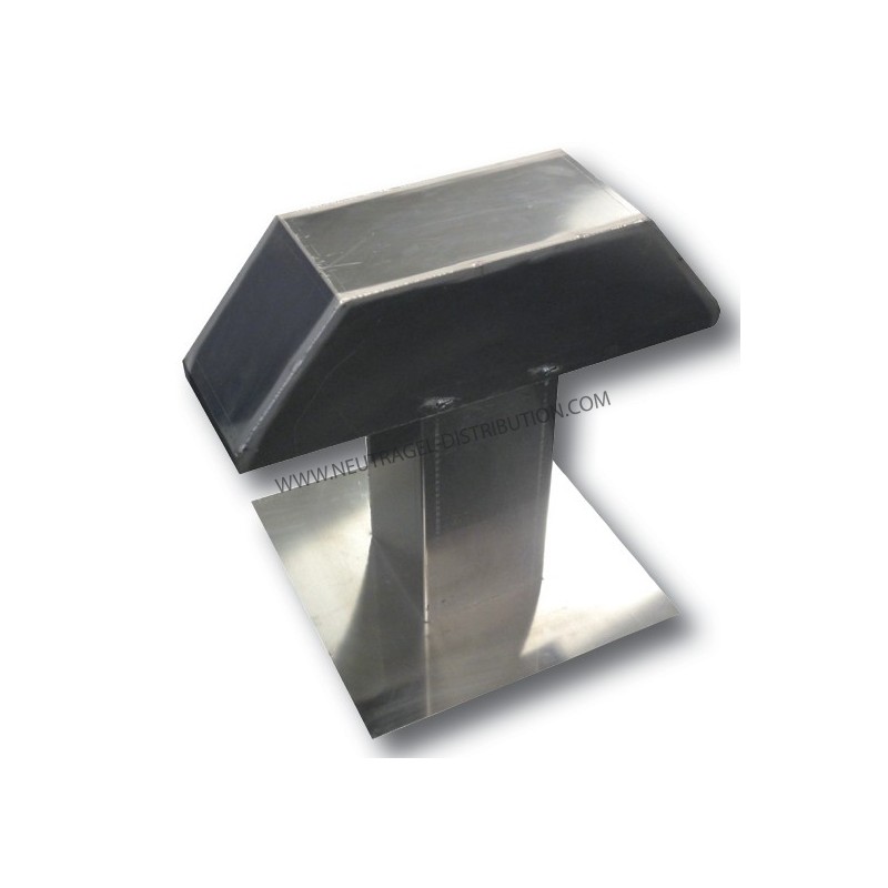 PASSAGE DE TOITURE EN ALUMINIUM 200 X 200 MM