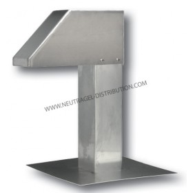 PASSAGE DE TOITURE EN ALUMINIUM 125 X 125 MM