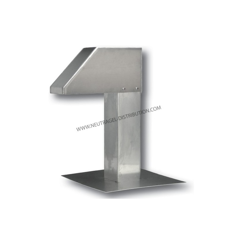 PASSAGE DE TOITURE EN ALUMINIUM 125 X 125 MM