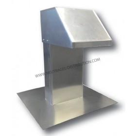 PASSAGE DE TOITURE EN ALUMINIUM 250 X 125 MM