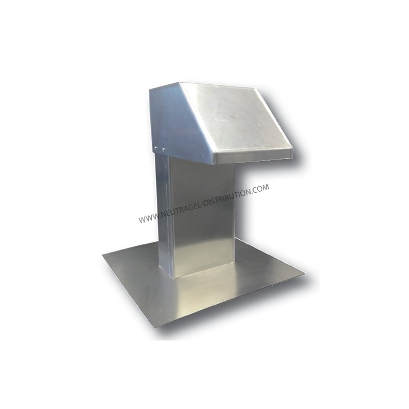 PASSAGE DE TOITURE EN ALUMINIUM 250 X 125 MM