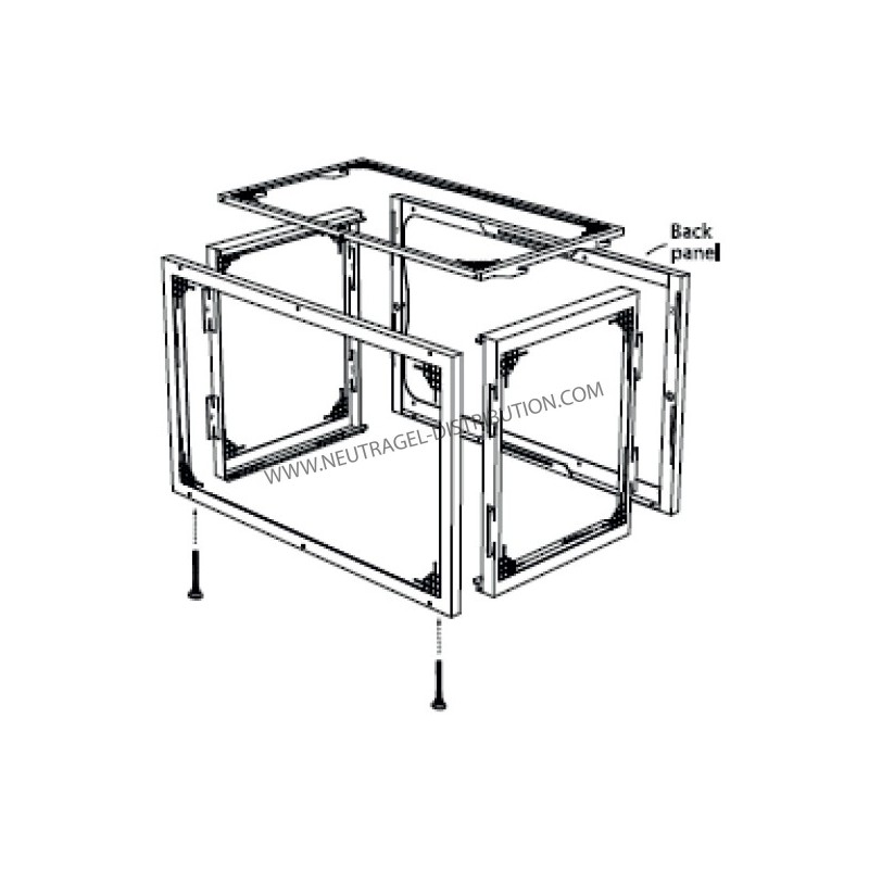 CAGE DE PROTECTION RAPID FIT 950 X 1050 MM