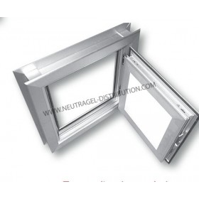 Trappe d'accès semi isolée anodisée