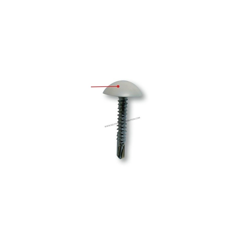 Bouchons cache-vis Blanc Ø 4,8 mm