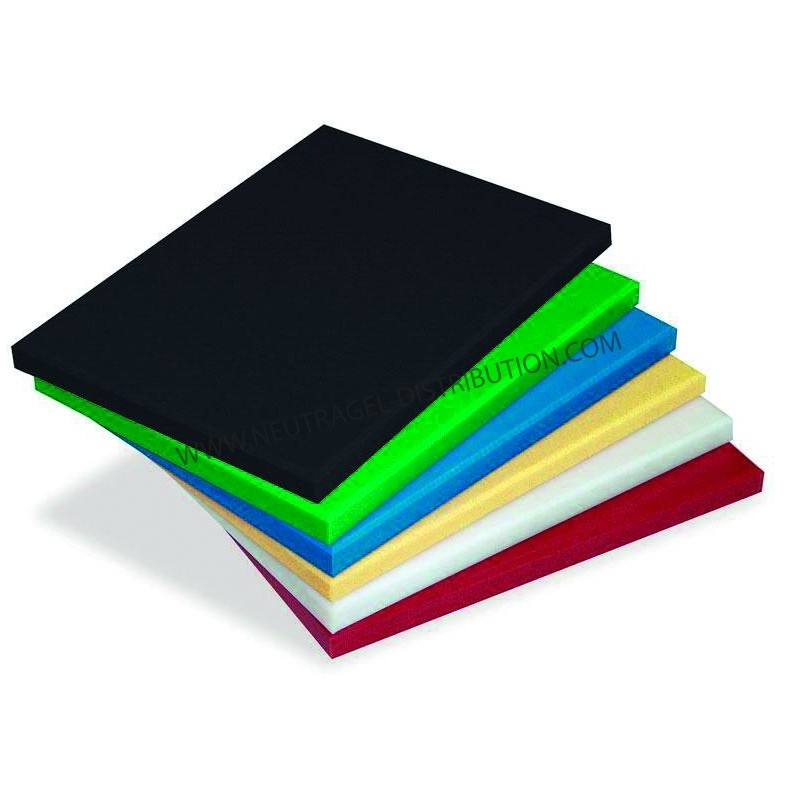 Plaque PVC massif rigide brillant