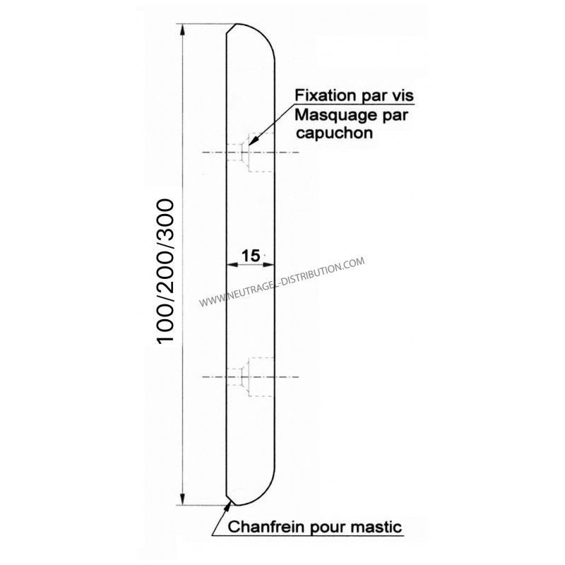 Angle extérieur lisse de protection polyethylène