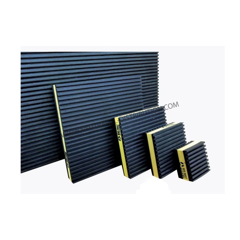 TAPIS ANTI-VIBRATIONS 51 X 51 X 22.2 MM