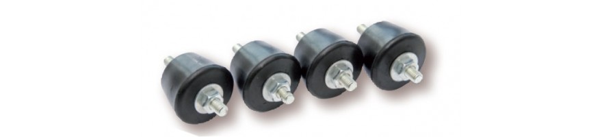 Blocs et pieds d'amortissements