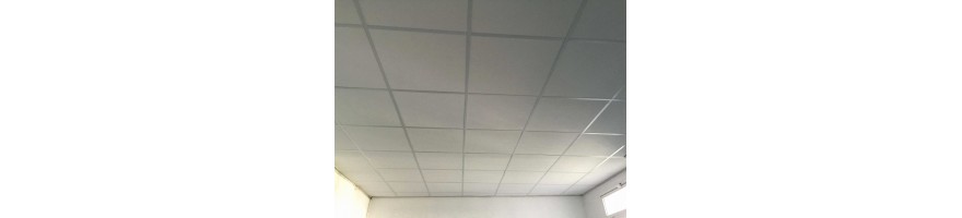 Dalles et structures de faux plafond