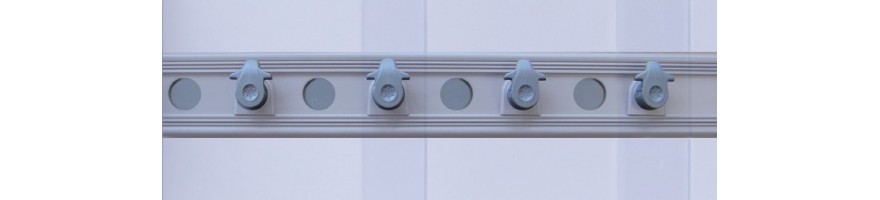 Rideaux à lanières composite complets prêt a poser